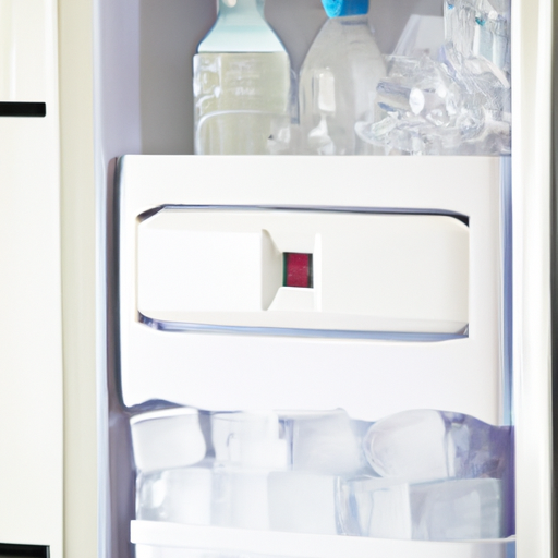 Koelkast met water en ijs dispenser